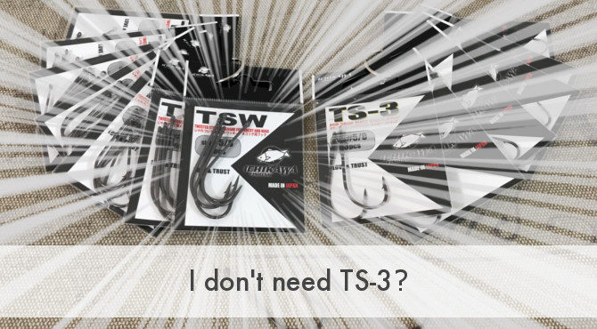 イチカワフィッシングのTS-3はもういらない！？「TSW改」が本当に理想のストレートフックだ！ | シャロー道